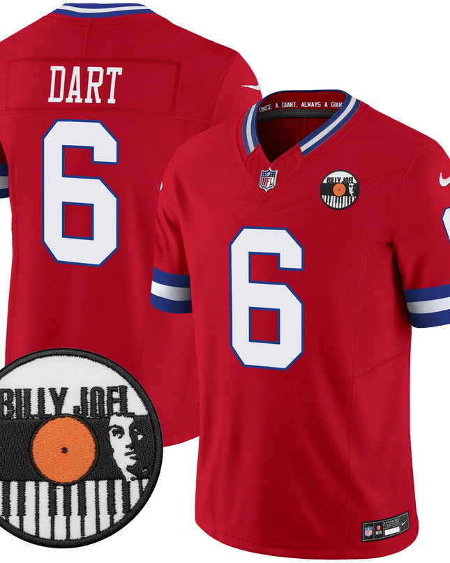 Men's Billy Joel × New York Giants Vapor Limited Jersey - All stitched