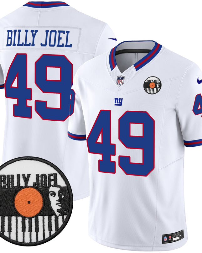 Men's Billy Joel × New York Giants Vapor Limited Jersey - All stitched