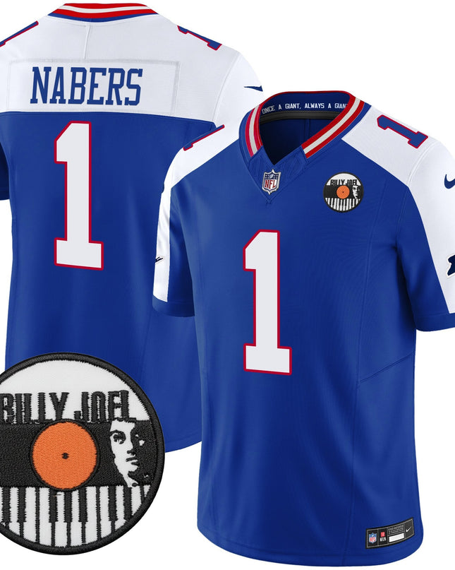 Men's Billy Joel × New York Giants Vapor Limited Jersey - All stitched