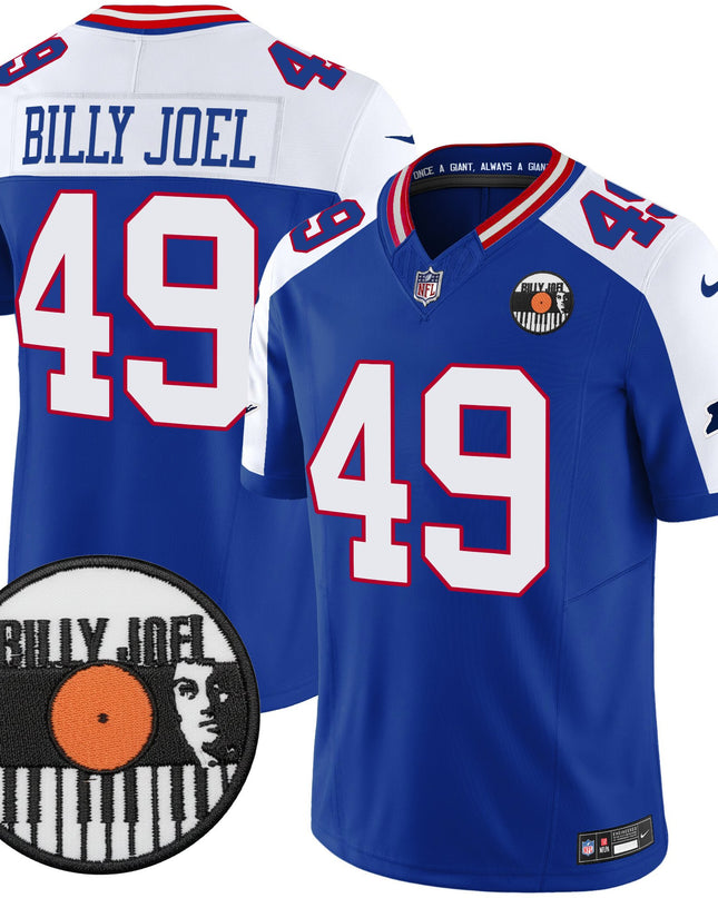 Men's Billy Joel × New York Giants Vapor Limited Jersey - All stitched