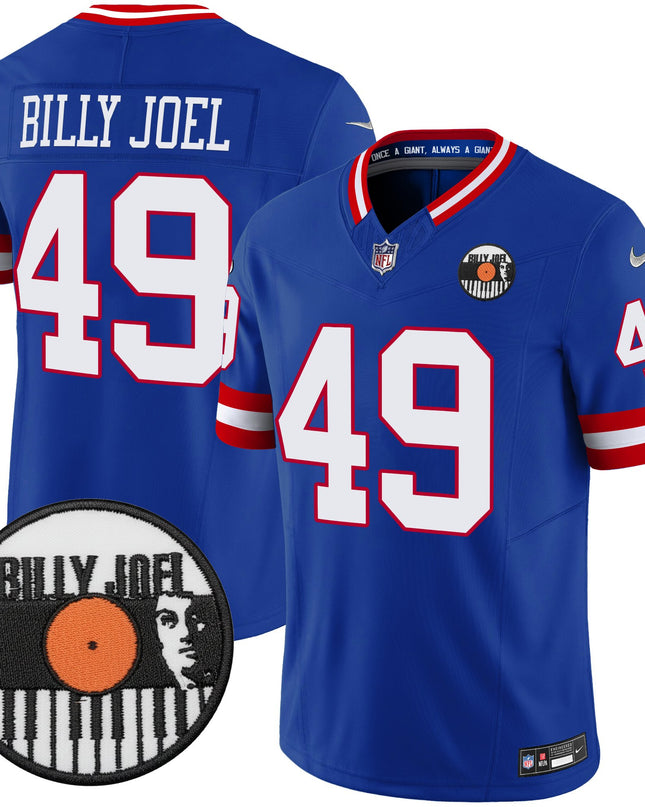 Men's Billy Joel × New York Giants Vapor Limited Jersey - All stitched