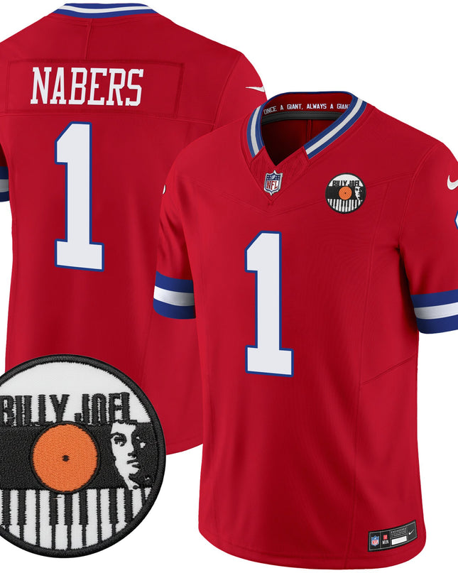 Men's Billy Joel × New York Giants Vapor Limited Jersey - All stitched