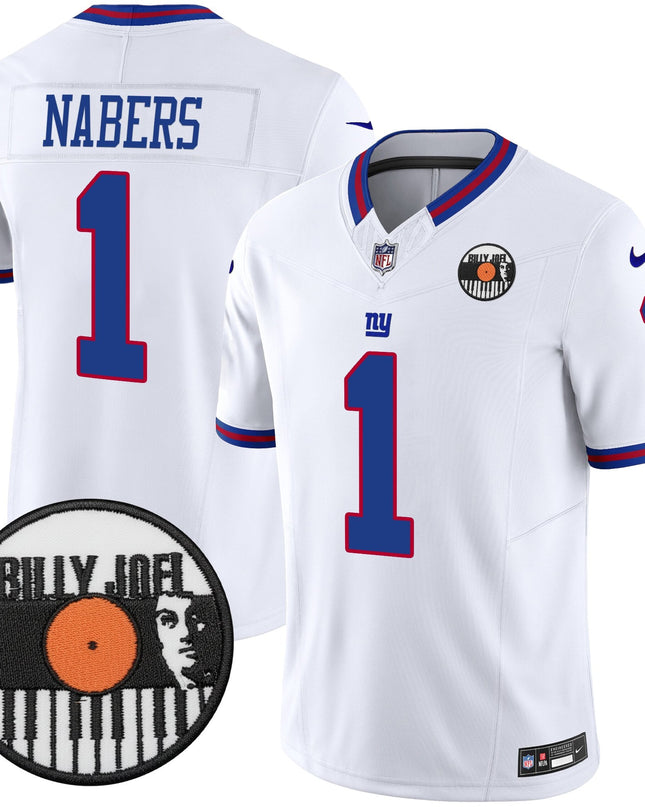Men's Billy Joel × New York Giants Vapor Limited Jersey - All stitched