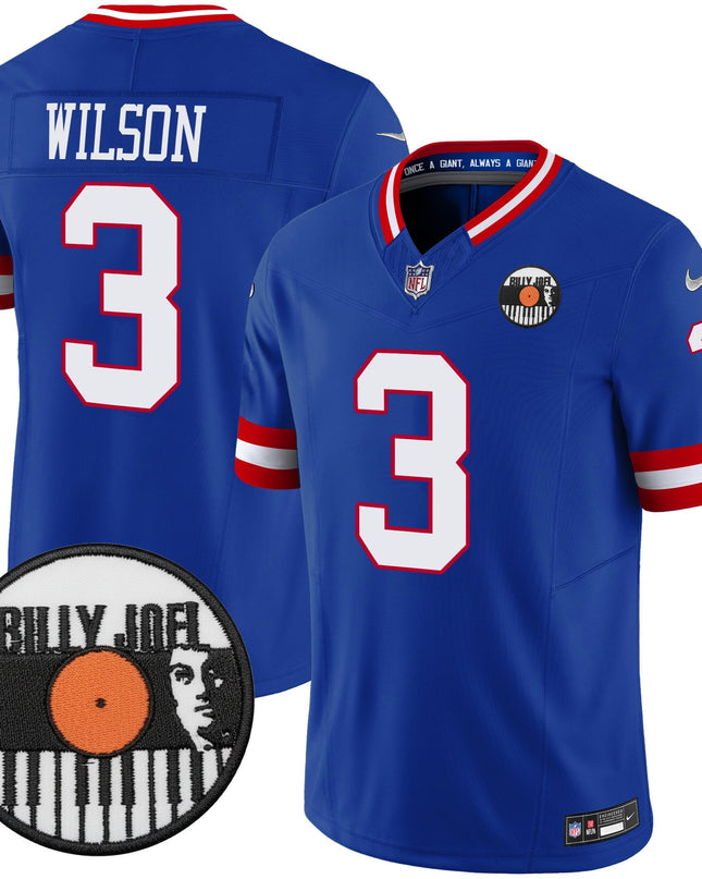 Men's Billy Joel × New York Giants Vapor Limited Jersey - All stitched