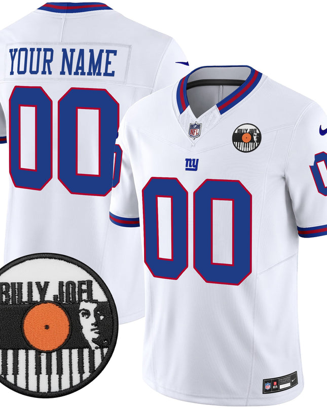 Billy Joel × New York Giants Vapor Limited Custom Jersey - All stitched