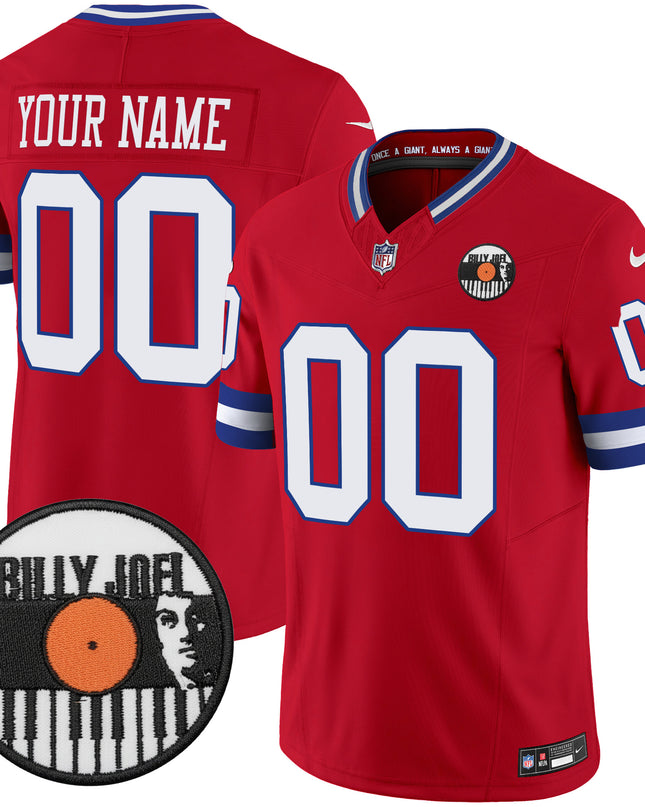 Billy Joel × New York Giants Vapor Limited Custom Jersey - All stitched