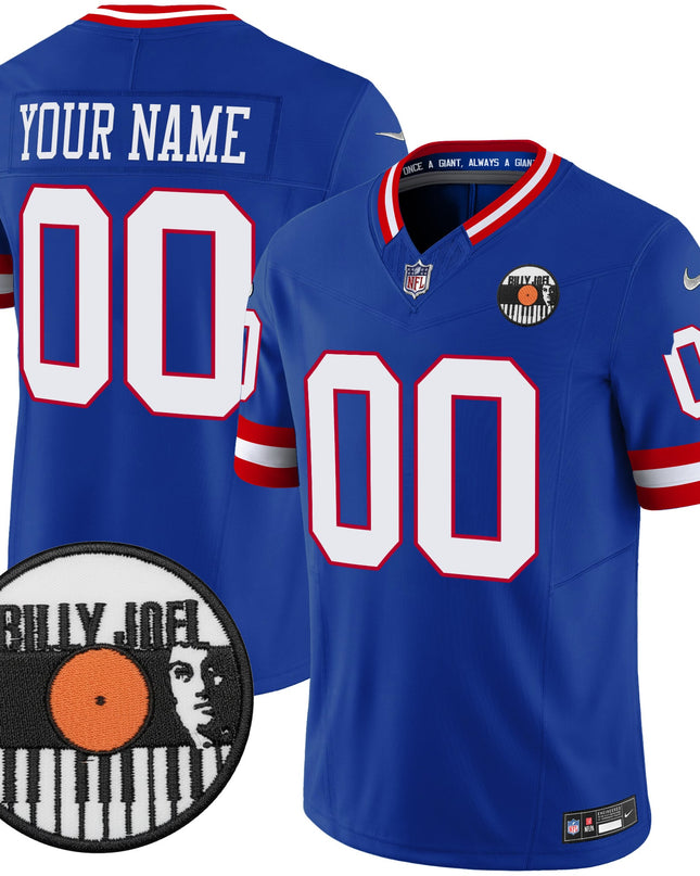 Billy Joel × New York Giants Vapor Limited Custom Jersey - All stitched