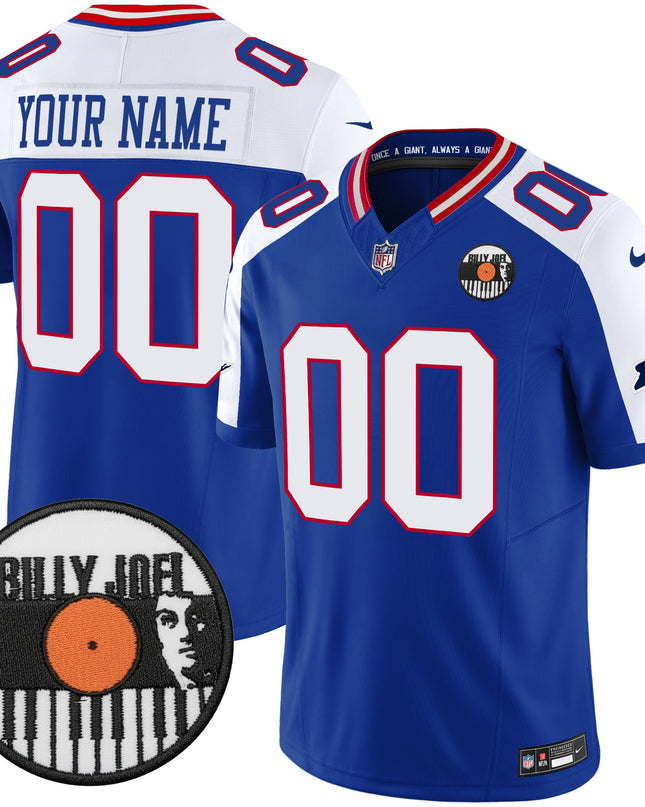 Billy Joel × New York Giants Vapor Limited Custom Jersey - All stitched