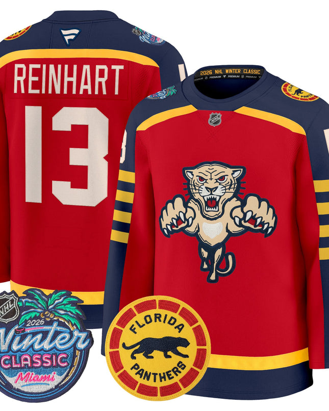 Florida Panthers 2026 Winter Classic Premium Jersey - All Stitched