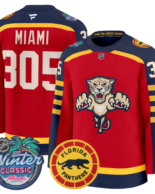 Florida Panthers 2026 Winter Classic Premium Jersey - All Stitched