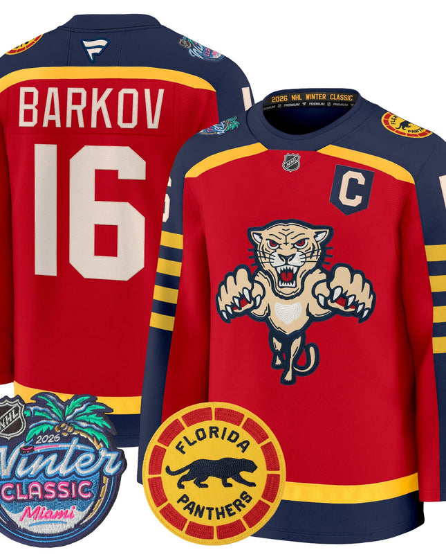 Florida Panthers 2026 Winter Classic Premium Jersey - All Stitched