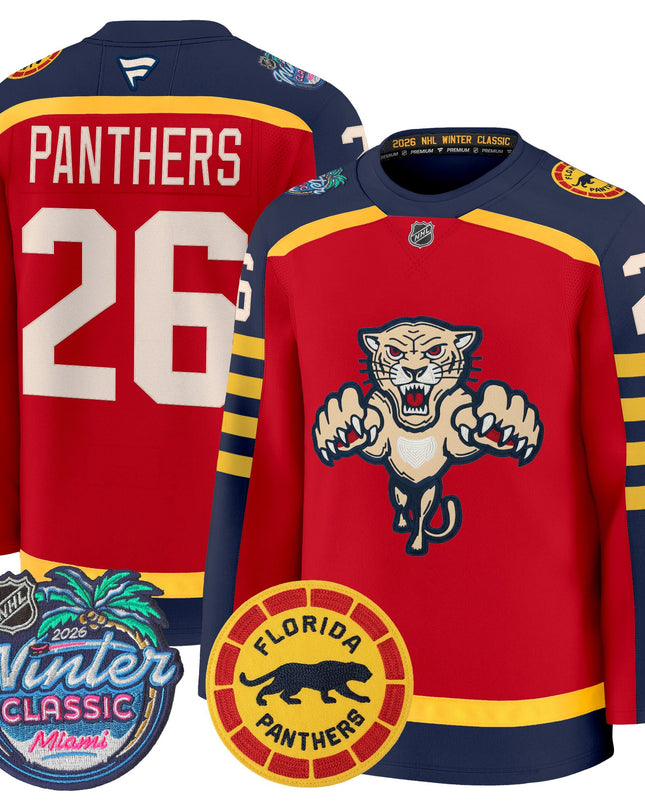 Florida Panthers 2026 Winter Classic Premium Jersey - All Stitched