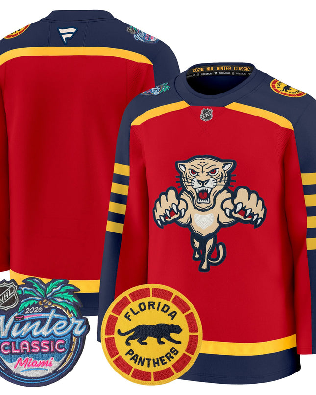 Florida Panthers 2026 Winter Classic Premium Jersey - All Stitched