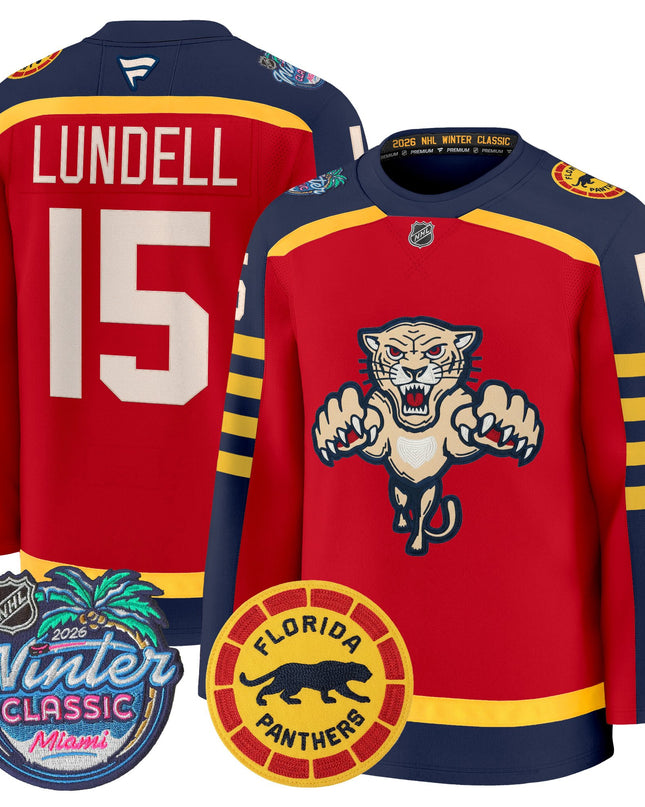 Florida Panthers 2026 Winter Classic Premium Jersey - All Stitched