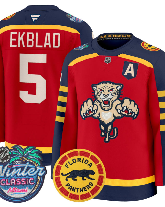 Florida Panthers 2026 Winter Classic Premium Jersey - All Stitched