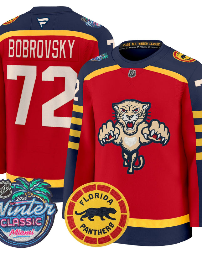 Florida Panthers 2026 Winter Classic Premium Jersey - All Stitched