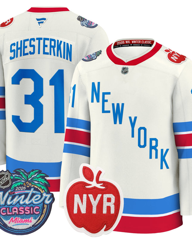 New York Rangers 2026 Winter Classic Premium Jersey - All Stitched