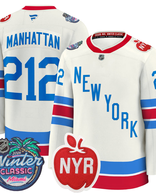 New York Rangers 2026 Winter Classic Premium Jersey - All Stitched