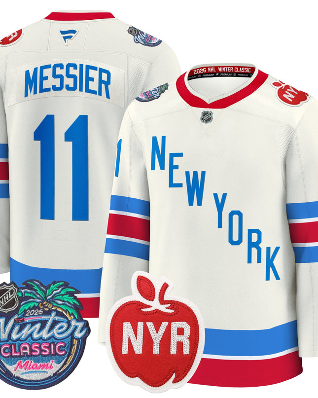 New York Rangers 2026 Winter Classic Premium Jersey - All Stitched