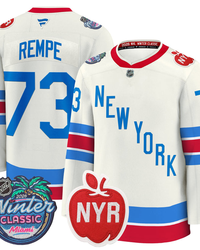 New York Rangers 2026 Winter Classic Premium Jersey - All Stitched