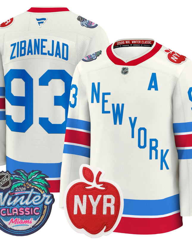 New York Rangers 2026 Winter Classic Premium Jersey - All Stitched