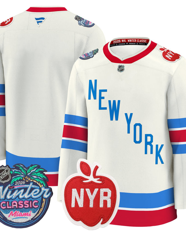 New York Rangers 2026 Winter Classic Premium Jersey - All Stitched