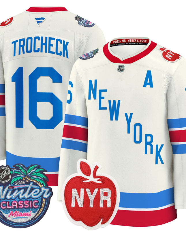 New York Rangers 2026 Winter Classic Premium Jersey - All Stitched
