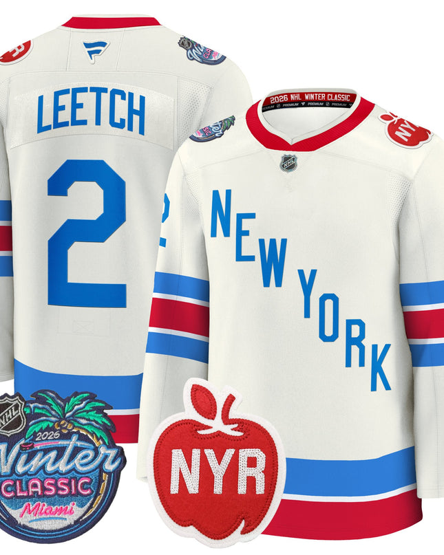 New York Rangers 2026 Winter Classic Premium Jersey - All Stitched