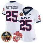 White / Navy 250th / S