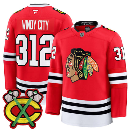 Men's Chicago Blackhawks 2025/26 Premium Jersey - All Stitched