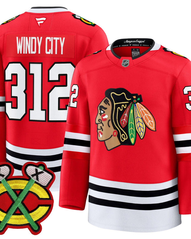 Men's Chicago Blackhawks 2025/26 Premium Jersey - All Stitched