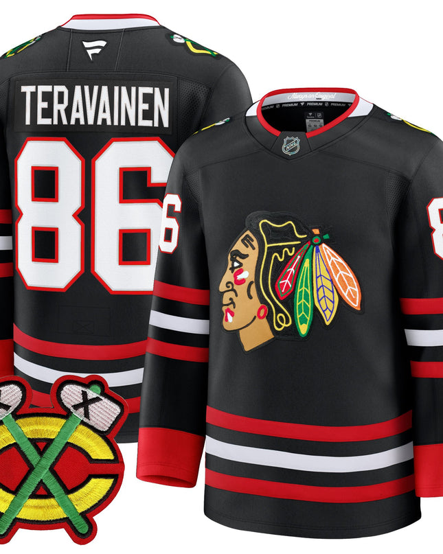 Men's Chicago Blackhawks 2025/26 Premium Jersey - All Stitched