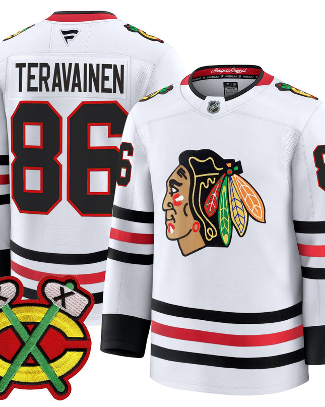 Men's Chicago Blackhawks 2025/26 Premium Jersey - All Stitched