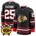 Black / #25 Blackhawks / S