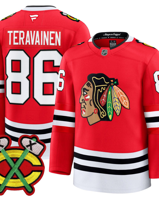 Men's Chicago Blackhawks 2025/26 Premium Jersey - All Stitched