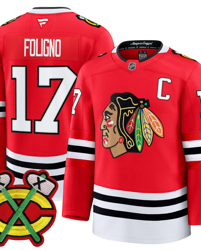 Men's Chicago Blackhawks 2025/26 Premium Jersey - All Stitched