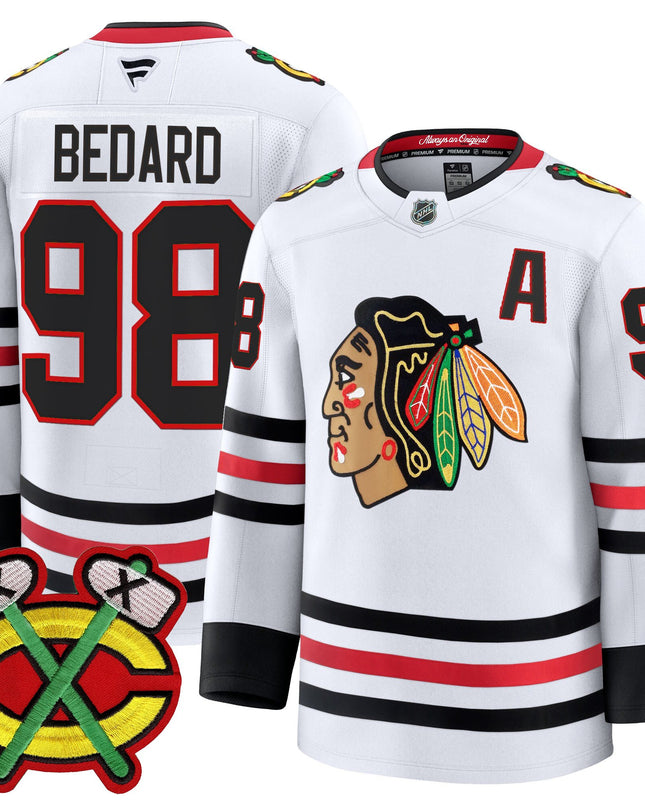 Men's Chicago Blackhawks 2025/26 Premium Jersey - All Stitched