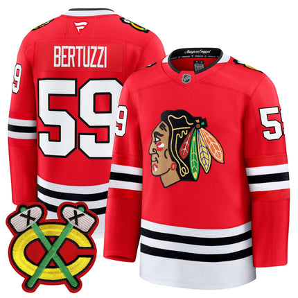 Men's Chicago Blackhawks 2025/26 Premium Jersey - All Stitched