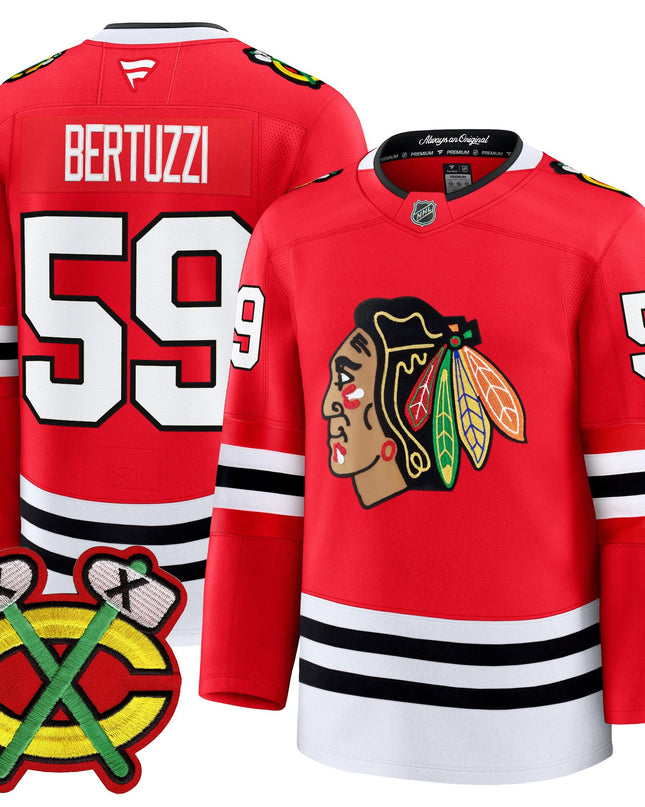 Men's Chicago Blackhawks 2025/26 Premium Jersey - All Stitched