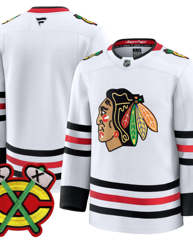 Men's Chicago Blackhawks 2025/26 Premium Jersey - All Stitched