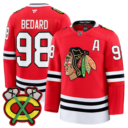 Men's Chicago Blackhawks 2025/26 Premium Jersey - All Stitched