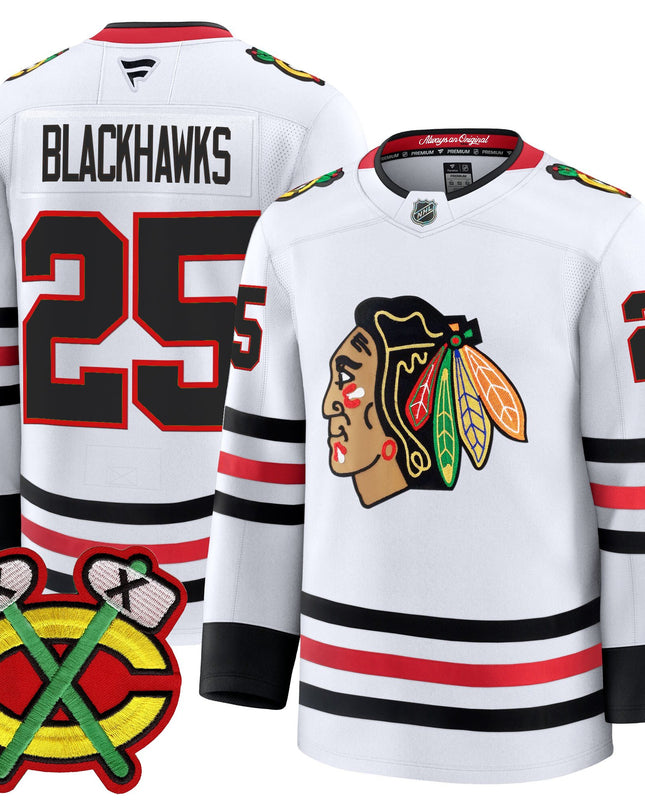 Men's Chicago Blackhawks 2025/26 Premium Jersey - All Stitched
