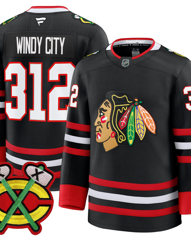 Men's Chicago Blackhawks 2025/26 Premium Jersey - All Stitched