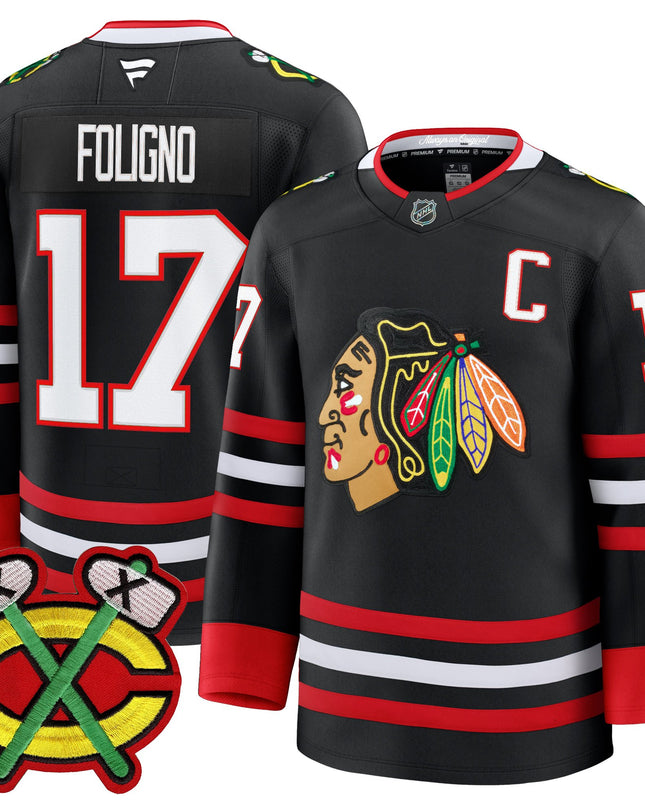 Men's Chicago Blackhawks 2025/26 Premium Jersey - All Stitched