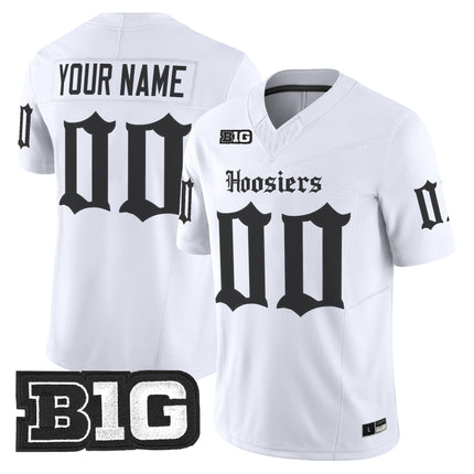 Indiana Hoosiers 'Gothic Edition' Vapor Limited Custom Jersey - All Stitched