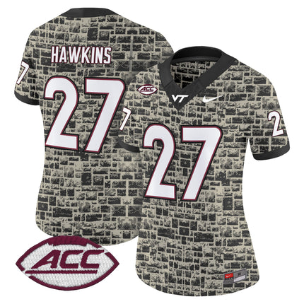 Virginia Tech Hokies 2025 Stone Vapor Limited Jersey - Stitched