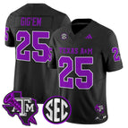 Black / #25 Gig'Em / S