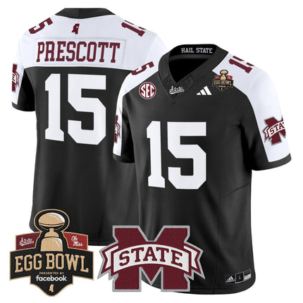 Men's Mississippi State Bulldogs 2025 Egg Bowl Vapor Limited Jersey - All Stitched