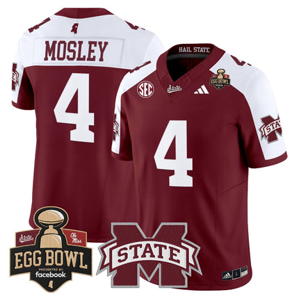 Men's Mississippi State Bulldogs 2025 Egg Bowl Vapor Limited Jersey - All Stitched