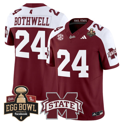 Men's Mississippi State Bulldogs 2025 Egg Bowl Vapor Limited Jersey - All Stitched